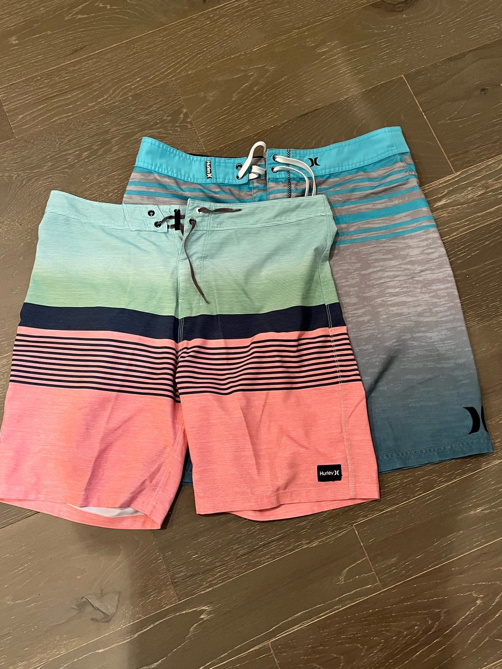 Men’s Hurley Board shorts size 34, two pair